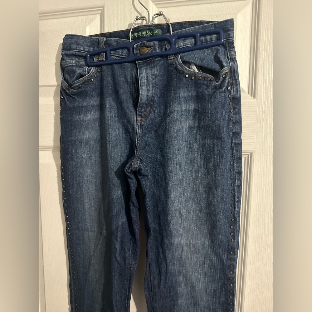 Lauren Ralph Lauren - Dark Blue - Boot Cut Jeans- Size 4 - Picture 4 of 9